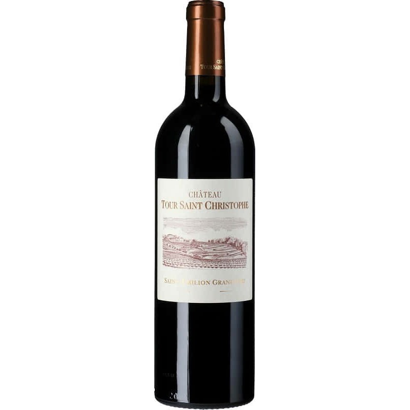 CHÂTEAU "TOUR SAINT CHRISTOPHE" 2023 SAINT-EMILION GRAND CRU ROUGE 75 CL CRD - CAISSE BOIS DE 6 BT - French Wine 75cl
